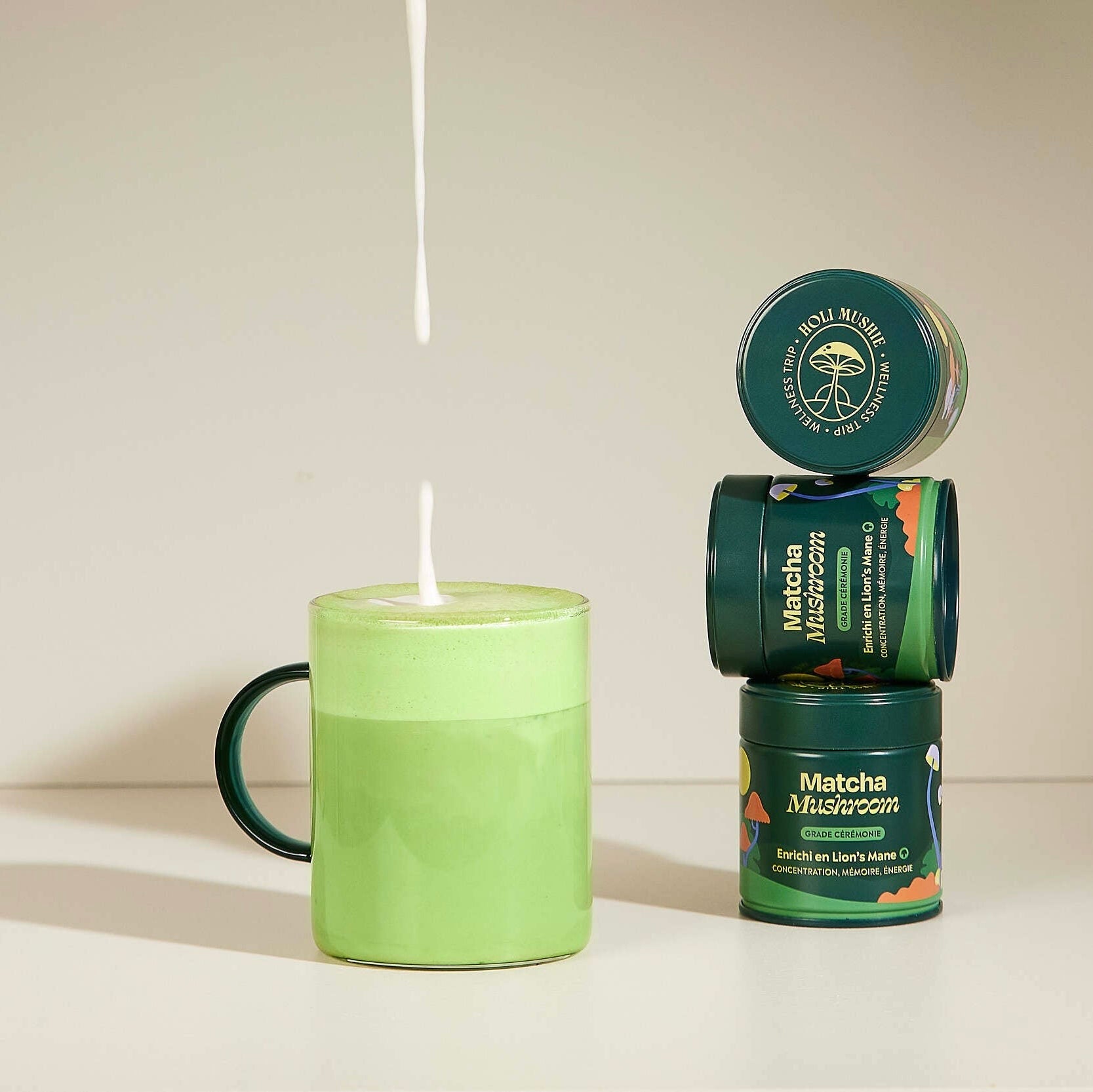 Matcha ceremoniala cu ciuperca Lion's Mane